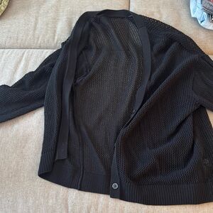Uniqlo black cardigan